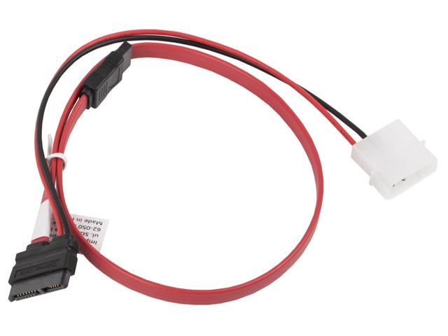 Kabel SATA III - Micro SATA + zasilanie Molex - 2938