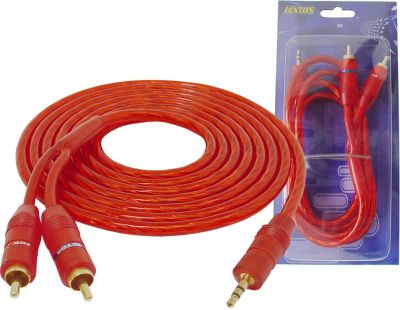 Kabel Jack 3.5 - 2 wtyki RCA 1.5m, Lx 20 - 2550
