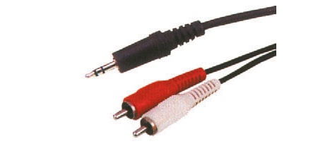 Kabel Jack 3.5-2xRCA  1.5m - 2168