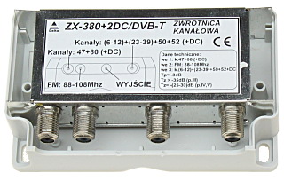 ZWROTNICA ZX-380+2DC/DVB-T - 1782